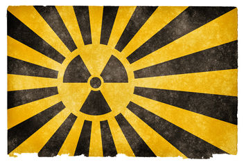 Nuclear Burst Grunge Flag - Free image #323415