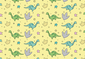 Free Dinosaur Pattern #4 - vector gratuit #328665 