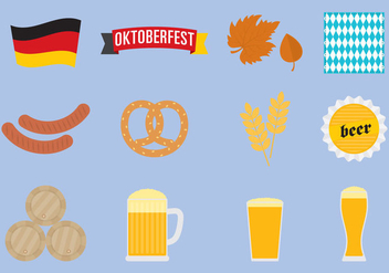 Oktoberfest Icons - Free vector #328855