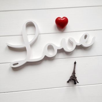 Word Love and red heart - image #329085 gratis