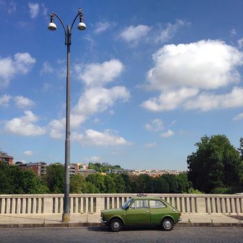 Old green Fiat 127 - бесплатный image #331155