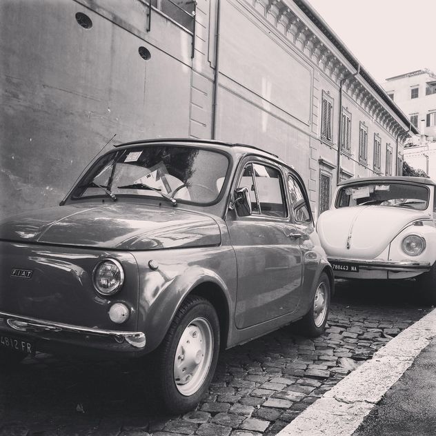 Old Fiat and Volkswagen cars - Free image #332045