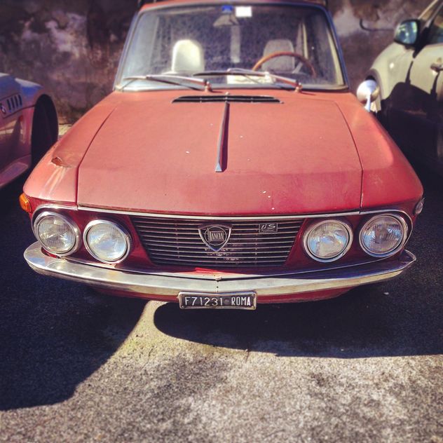 Red Lancia Fulvia car - image #332055 gratis