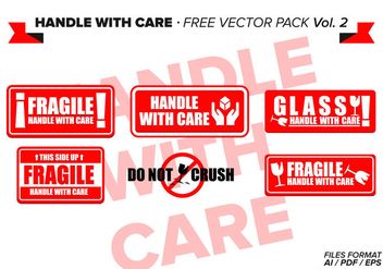Handle With Care Free Vector Pack Vol. 2 - бесплатный vector #335575
