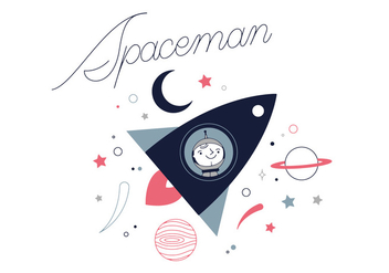 Free Spaceman Vector - бесплатный vector #337015