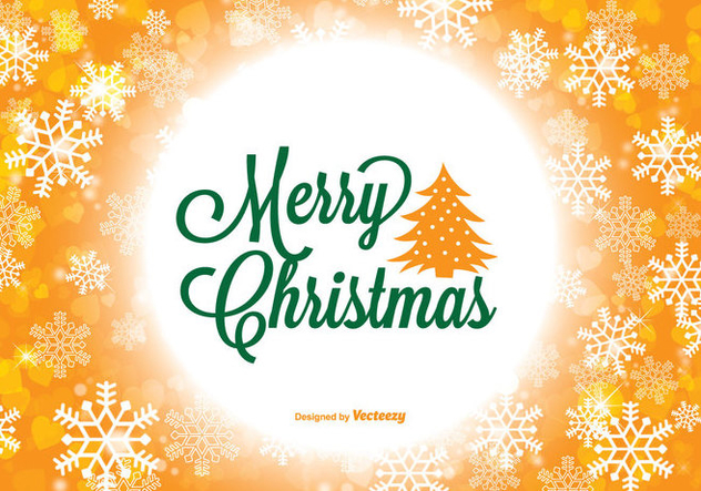 Colorful Merry Christmas Illustration - Free vector #338165