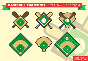 Baseball Diamond Free Vector Pack - vector gratuit #341595 