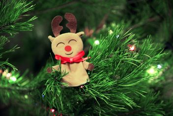 Christmas composition Christmas tree toy - Free image #342575