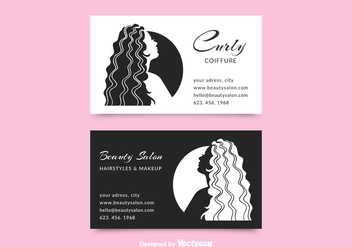 Free Coiffure Business Card Vector - Free vector #344685