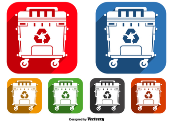 Dumpster icons - Kostenloses vector #345545