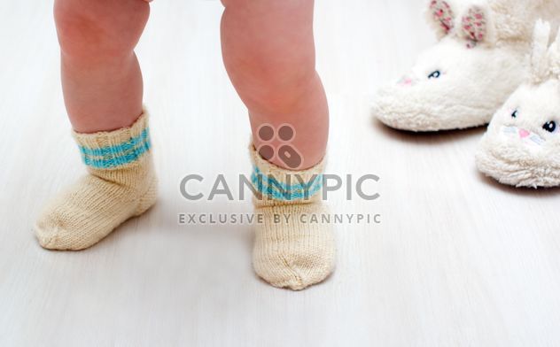 Legs of child in warm socks - Free image #346965