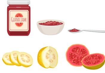 Guava Jam Vectors - vector #347615 gratis