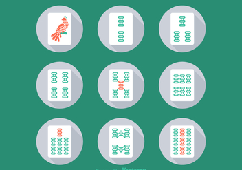 Free Mahjong Vector Icons - Kostenloses vector #350855