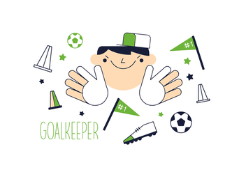 Free Goal Keeper Vector - Free vector #352565