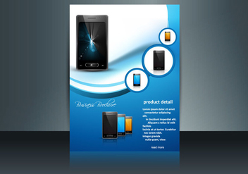 Website Template Presentation For Mobile Phone - vector gratuit #355125 