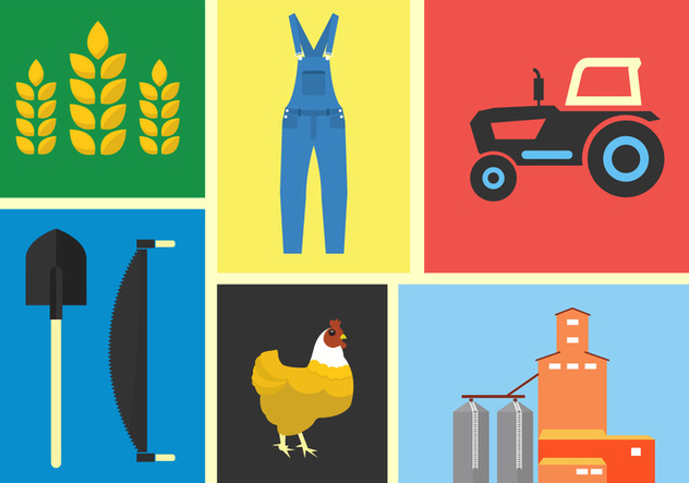 Farm Vector Illustrations - vector #355735 gratis
