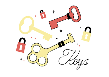 Free Keys Vector - vector #355915 gratis