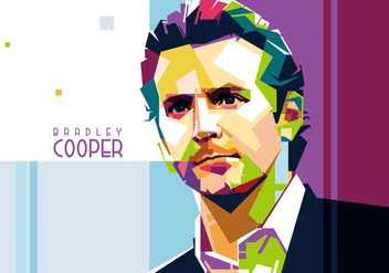 Vector Bradley Cooper Portrait - vector #356565 gratis