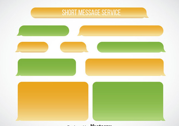 Imessage Blank Template Vector - Free vector #357125