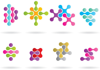 Nanotechnology Logos - vector #358285 gratis