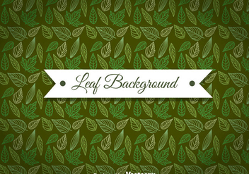 Green Leaf Background - Kostenloses vector #358535