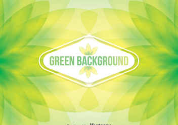 Green Flower Background - vector #358625 gratis