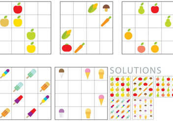 Sudoku For Kids - Free vector #359515