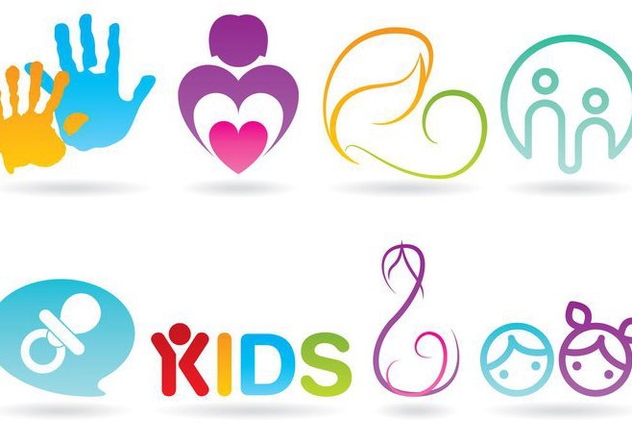 Infant Care Logo Vectors - vector gratuit #360935 