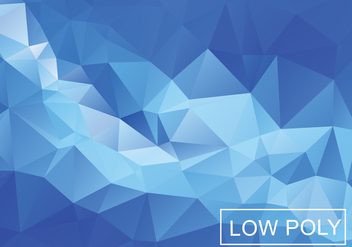 Blue Light Polygonal Mosaic Background - vector gratuit #361145 