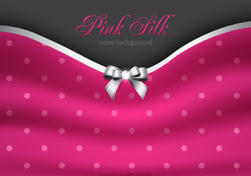 Free Vector Pink Silk Background - бесплатный vector #361945