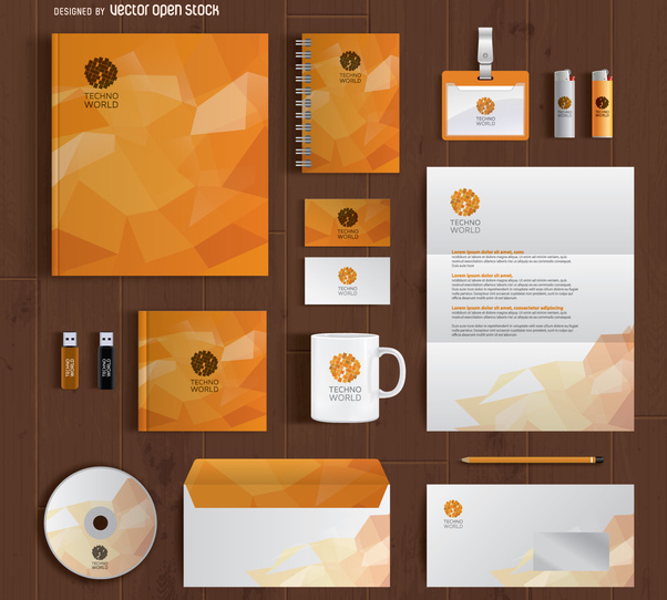 Download Branding Stationery Full Kit Mockup Free Vector Download 365965 Cannypic
