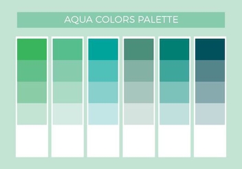 Free Aqua Colors Vector Palette - vector #372475 gratis