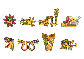 Free Quetzalcoatl Doodle Vector - бесплатный vector #373325
