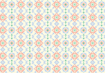 Geometric Motif Pattern - бесплатный vector #374155
