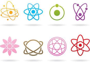 Atom Logos - vector gratuit #374665 