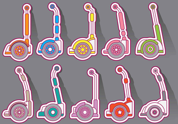 Segway Vector Icons - Free vector #375945