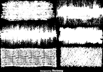 Vector White Grunge Backgrounds - vector gratuit #376355 