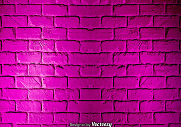 Vector Pink Grunge Brick Wall Texture - vector #377235 gratis