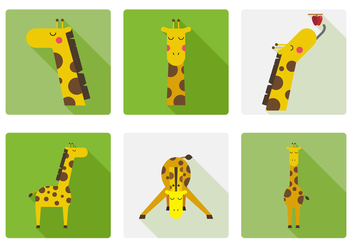 Vector Giraffe - Kostenloses vector #377355