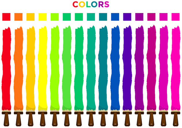 Color Picker Set - vector gratuit #377945 