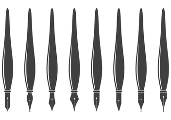 Free Pen Nibs Vector - Kostenloses vector #378645