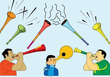 Free Vuvuzela Icons - Free vector #387215