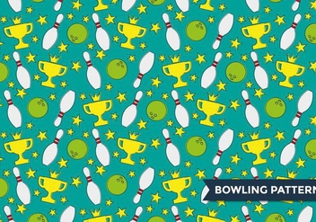 Bowling Alley Pattern Vector - Kostenloses vector #387335