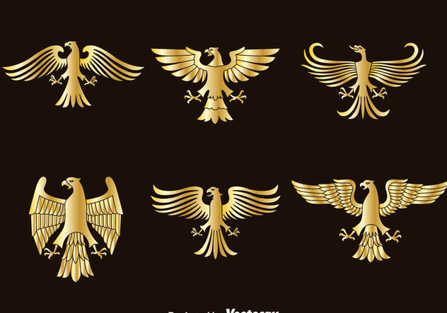 Golden Eagle Symbol Vector Free Vector Download 388805