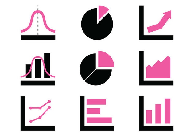 Chart Icons - Kostenloses vector #389135