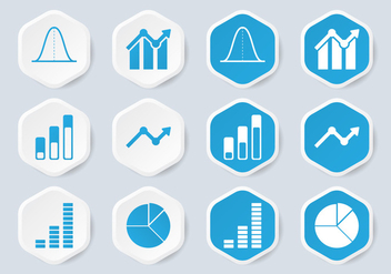 Bell Curve Infographic Icon - Free vector #389675