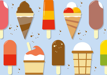 Free Ice Cream Vector Illustration - vector gratuit #393815 