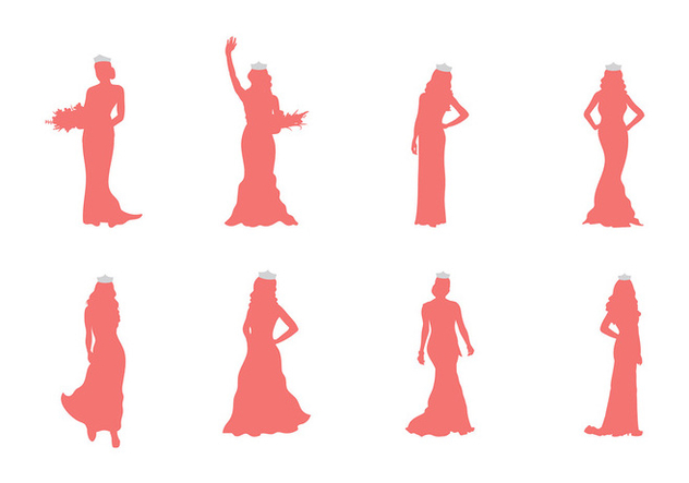 Pageant Silhouette Vector - Kostenloses vector #394535