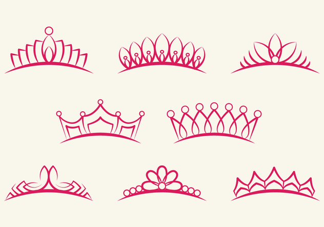 Crown Pageant Set - Free vector #396085