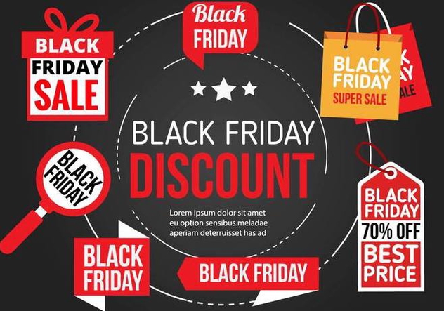 Free Black Friday Vector Icons - Free vector #397915